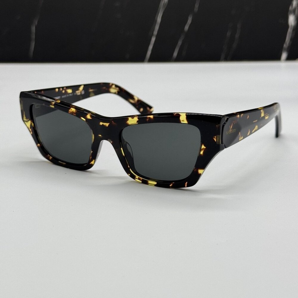 NEW BURBERRY  BE4441U 410687 SUNGLASSES HAVANA BLACK WOMEN BE4441U 4106/87 BURBE
